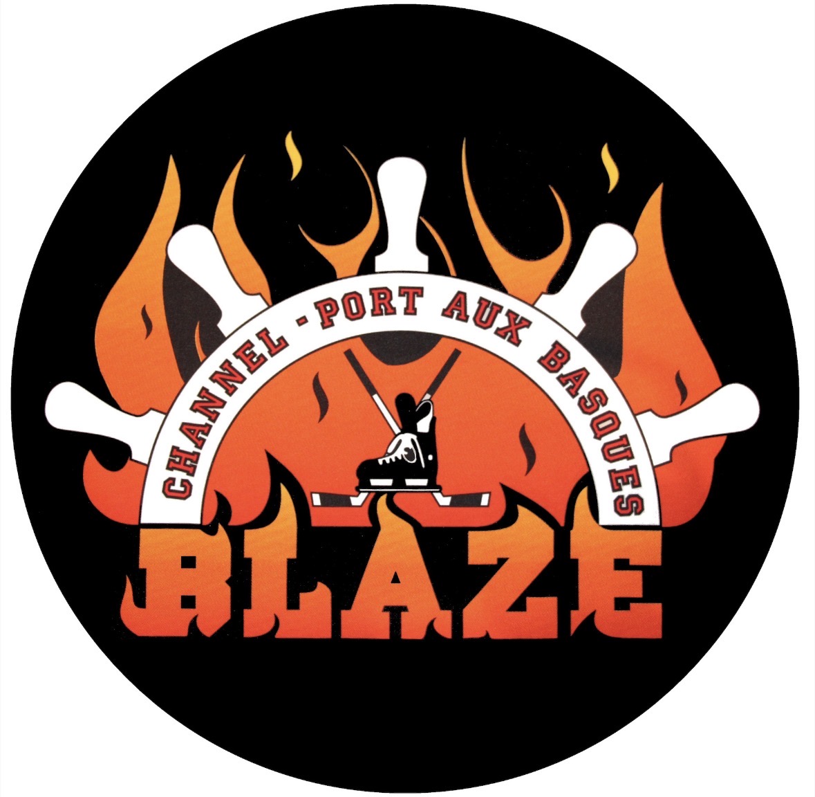 Channel–Port aux Basques Blaze logo
